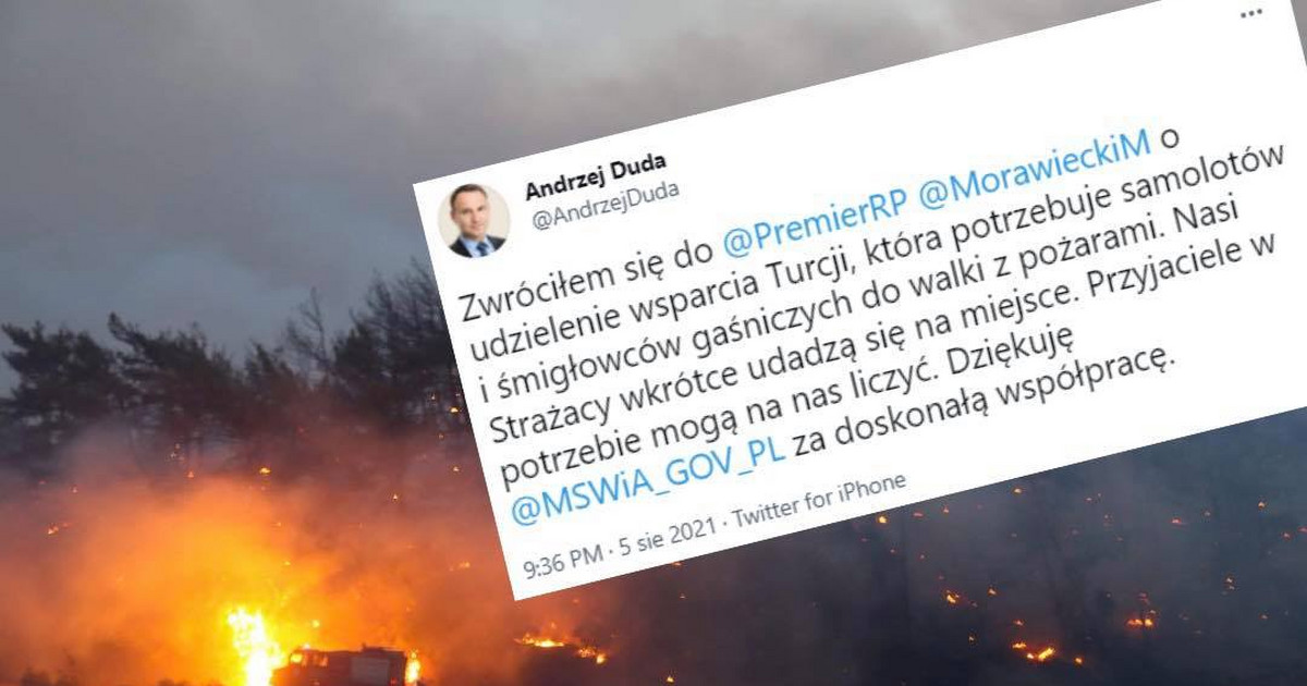 Incendii catastrofale în Turcia.  Reacția lui Andrei Duda