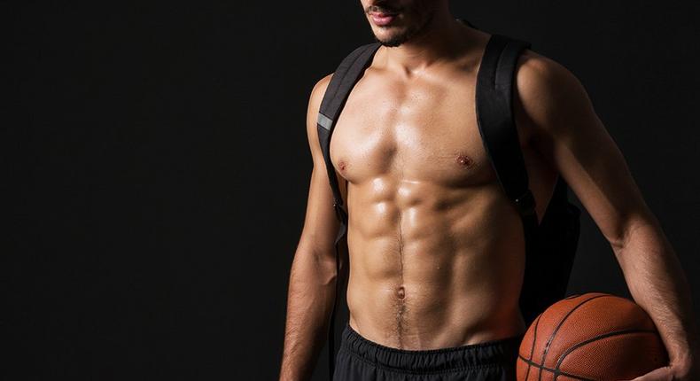 Abs workout you can do with a basketball.