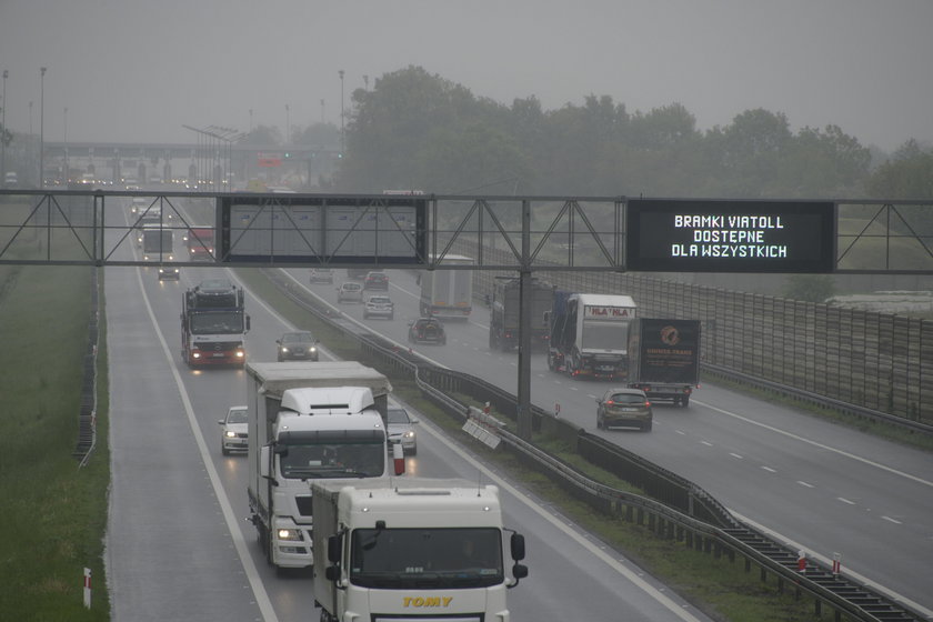 Autostrada stanie w korku