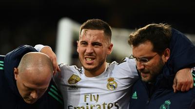 Eden Hazard a été contraint de sortir sur blessure lors du match nul du Real Madrid contre le Paris Saint-Germain, mardi 15 février 2022.