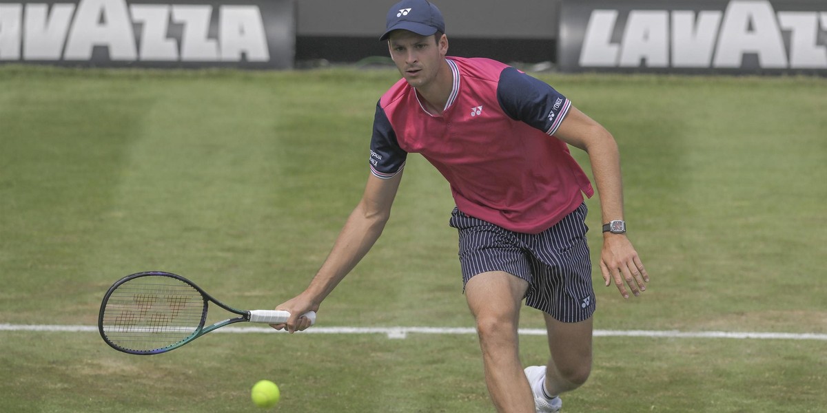 Hubert Hurkacz odpadł w półfinale turnieju w Stuttgarcie. 