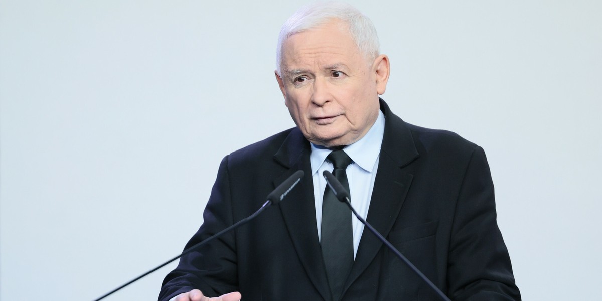 Prezes PiS Jarosław Kaczyński.