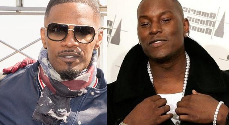 Super dads: Jamie Foxx and Tyrese 