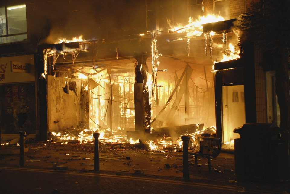 Zamieszki w Londynie, fot. Reuters