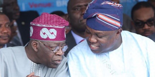 Lagos State Governor, Akinwunmi Ambode reportedly fell out with the APC National Leader, Asiwaju Bola Tinubu, which cost him his second term ambition  [premiumtimesng]