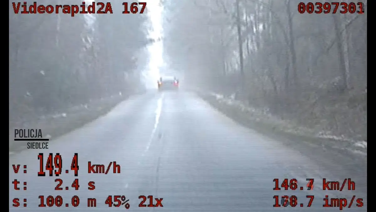 Przekroczył prędkość o 99 km/h w terenie zabudowanym