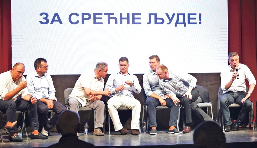 Lideri Saveza za Srbiju čije će stranke bojkovati predstojeće izbore