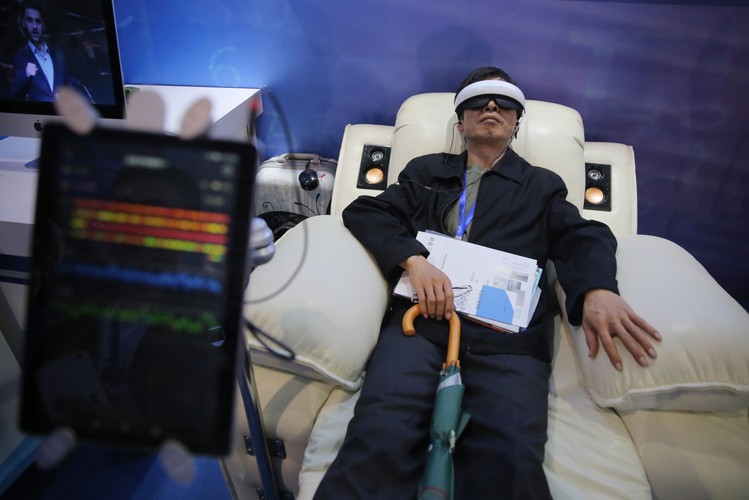 Elektroniczny produktu relaksacyjny, dzięki któremu można się odprężyć i uciąć sobie drzemkę