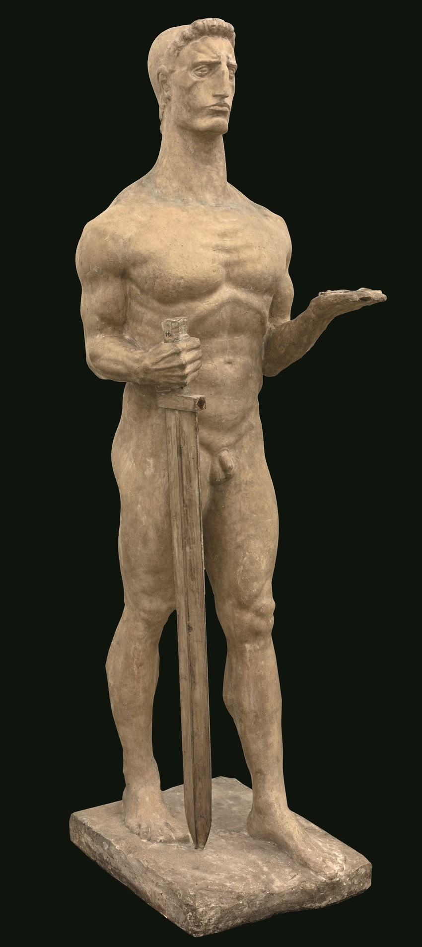 Pobednik, 1913, gips