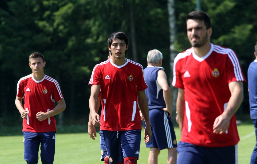 Jose Romo po raz pierwszy na treningu Wisły.