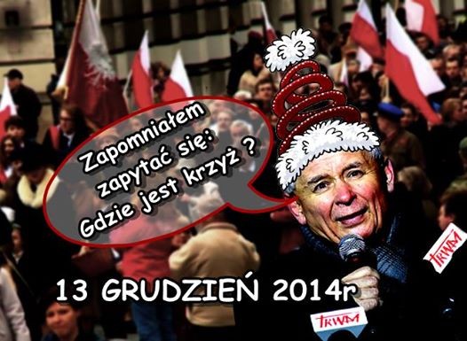 mem o marszu PiS z 13 grudnia / Nie lubię PiS-u