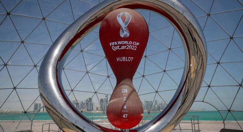 The location of the FIFA World Cup Qatar 2022 official countdown clock