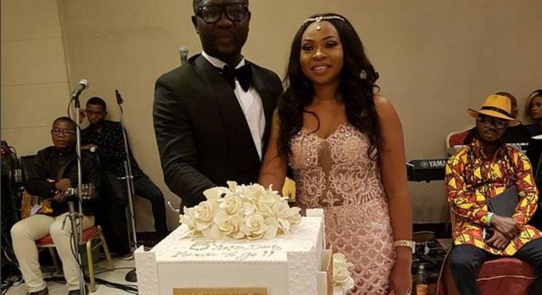 Seyilaw and wife, Stacy