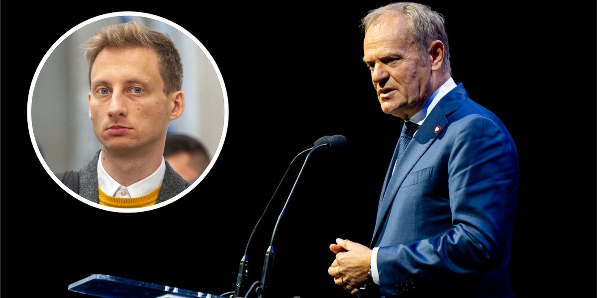 Franciszek Sterczewski i Donald Tusk