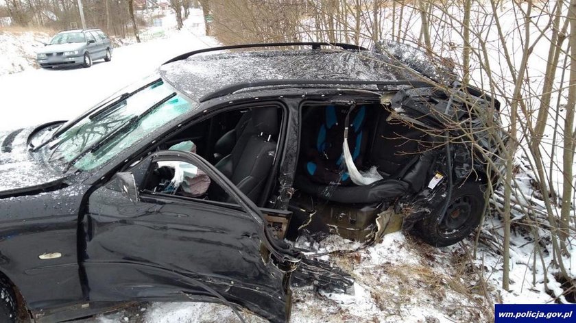 Tragiczny wypadek pod Gołdapią. Matka zginęła na oczach syna