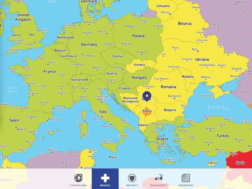 Srbija je po faktoru zdravstvene brige u kategoriji srednjeg rizika