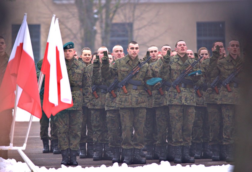 Przysięga żołnierska w Poznaniu