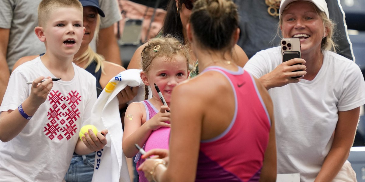 Przepiękne sceny na US Open z udziałem Sabalenki.