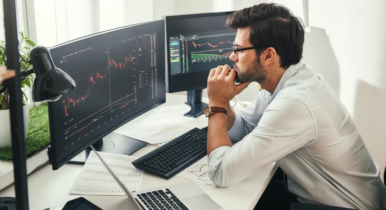 Margin trading, also known as buying on margin - getting a loan from a broker to invest in securities -allows investors to buy more stocks, or greater numbers of shares, than they could afford to purchase outright.