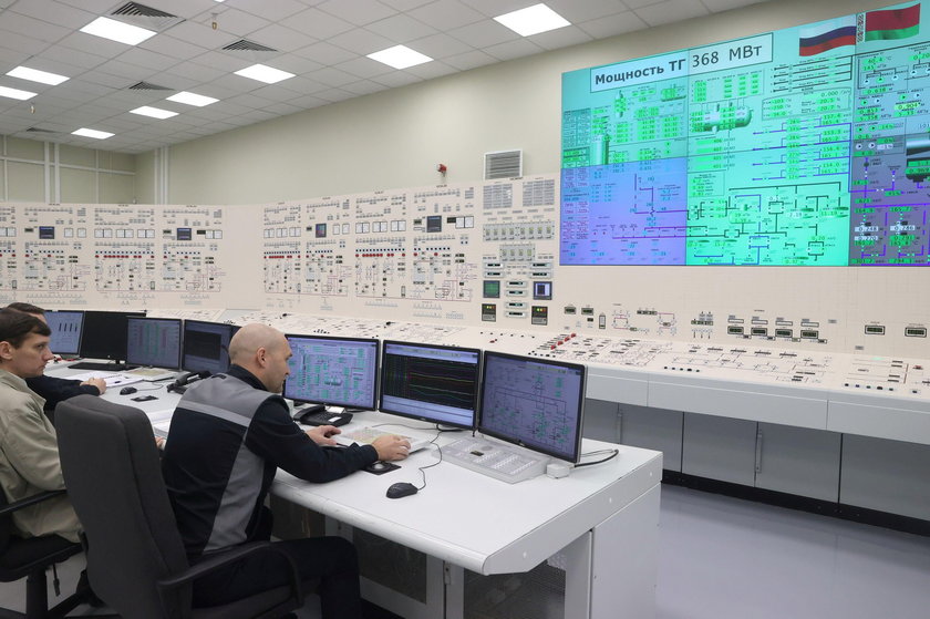 Belarusian President Lukashenko visits a nuclear power plant near Astravets