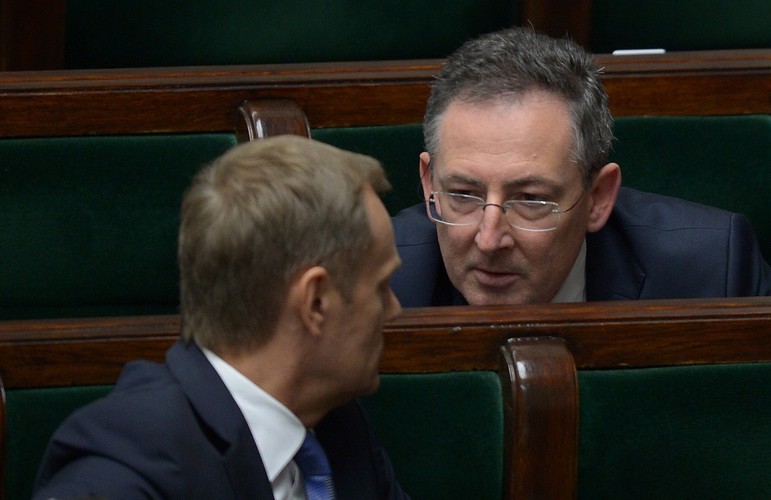 Premier Donald Tusk tłumaczył się z afery podsłuchowej