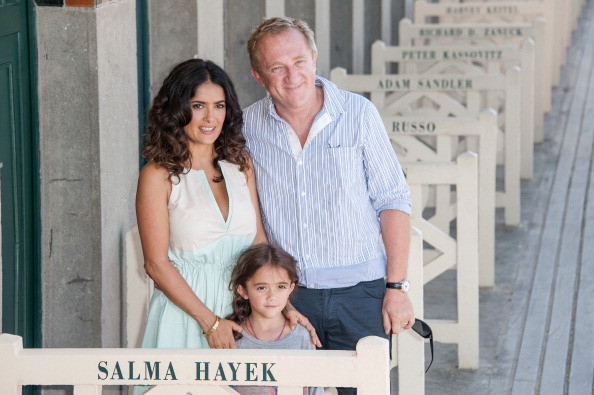 Salma Haye, Francois-Henri Pinault, Valentina Paloma Pinault 