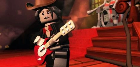 Screen z gry "LEGO Rock Band"