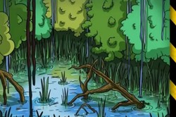 Czy potrafisz znaleźć ukrytego krokodyla na tym obrazku? Masz 5 sekund!