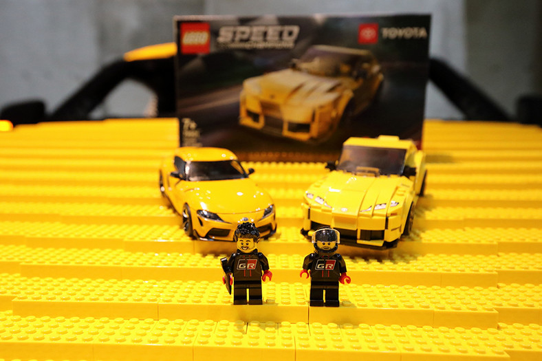 Toyota GR Supra z klocków Lego, wygląda świetnie i jeździ