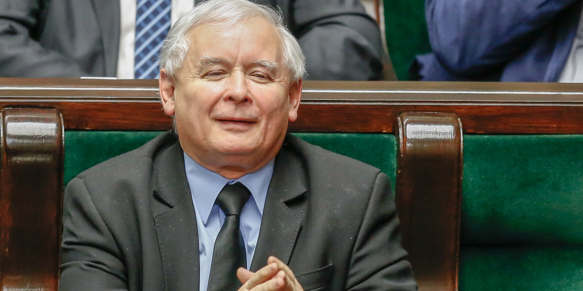 Prezes PiS Jarosław Kaczyński.