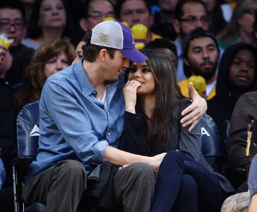 Ashton Kutcher i Mila Kunis w Los Angeles