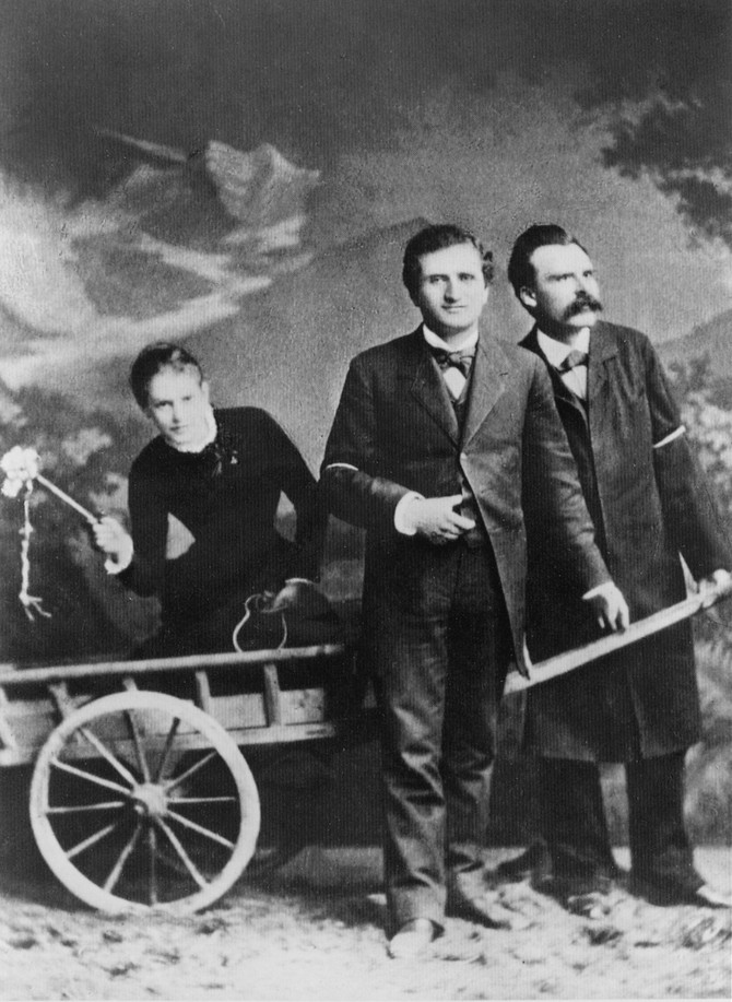 Lu Salome, Niče i Pol Re na čuvenoj fotografiji