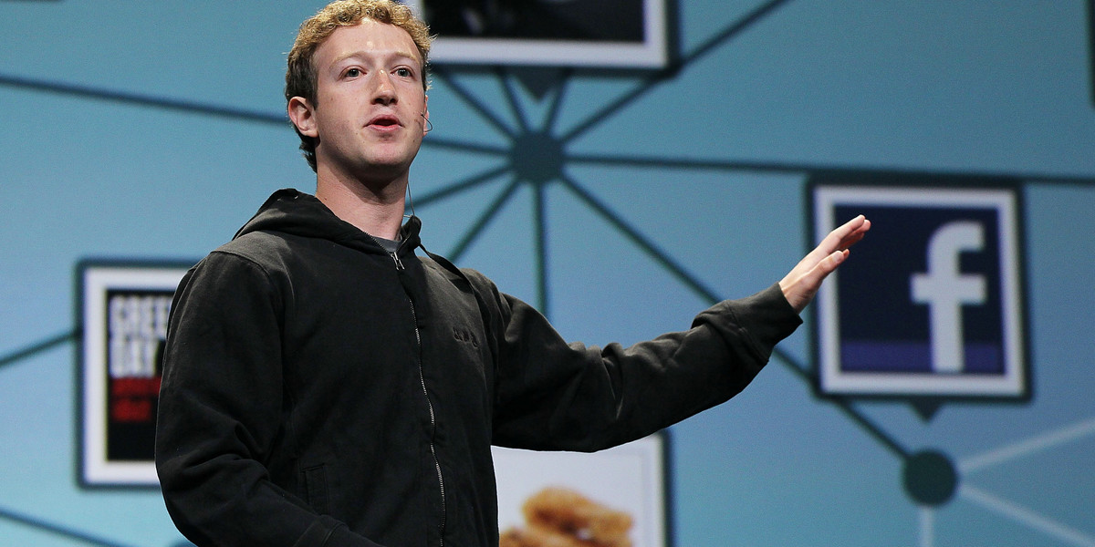 Mark Zuckerberg, założyciel i prezes Facebooka