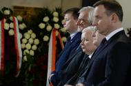 Andrzej Duda, Piotr Gliński, Jarosław Kaczyński, Ryszard Terlecki, Mariusz Błaszczak