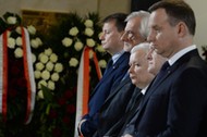 Andrzej Duda, Piotr Gliński, Jarosław Kaczyński, Ryszard Terlecki, Mariusz Błaszczak