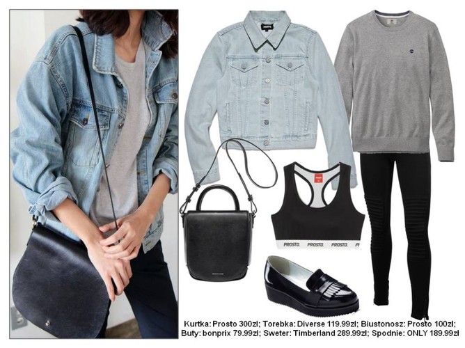 STYLIZACJE z jeansową kurtką