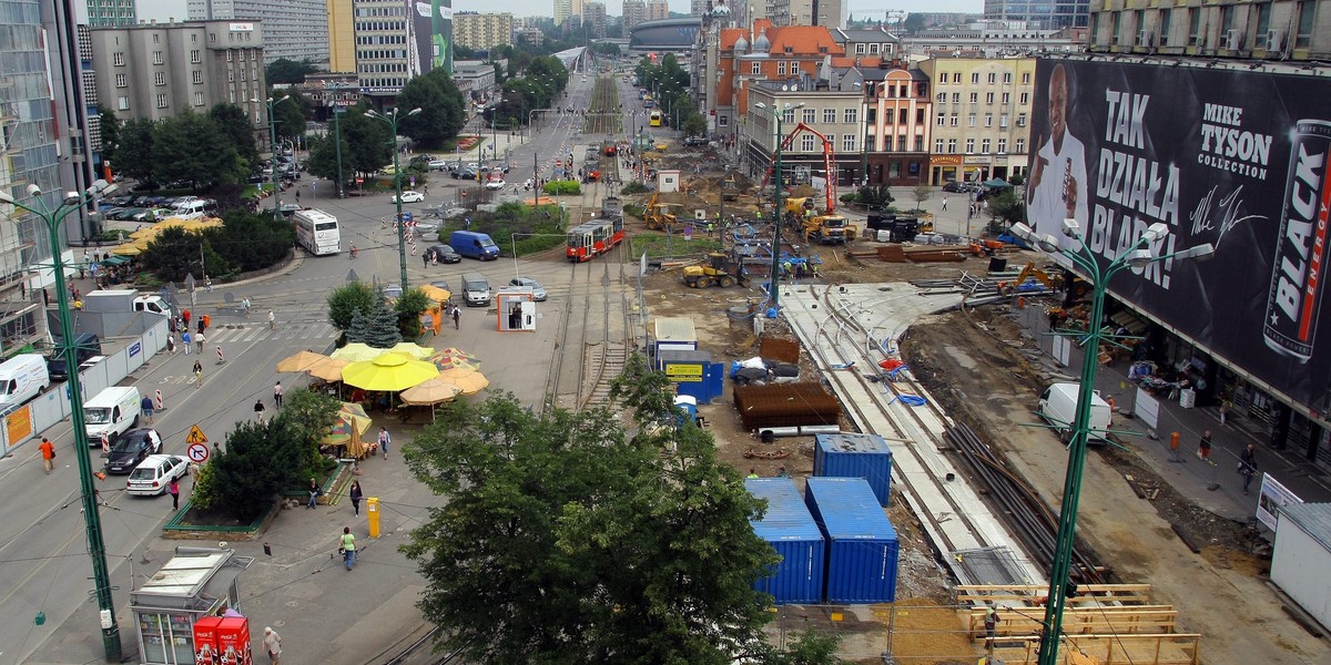 Przebudowa rynku w Katowicach