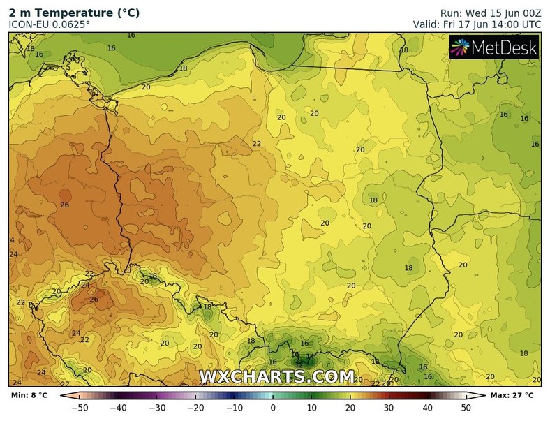 Temperatura będzie jeszcze umiarkowana.