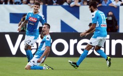 'Polski' mecz w Ferrarze. Gol Milika dał Napoli tylko remis