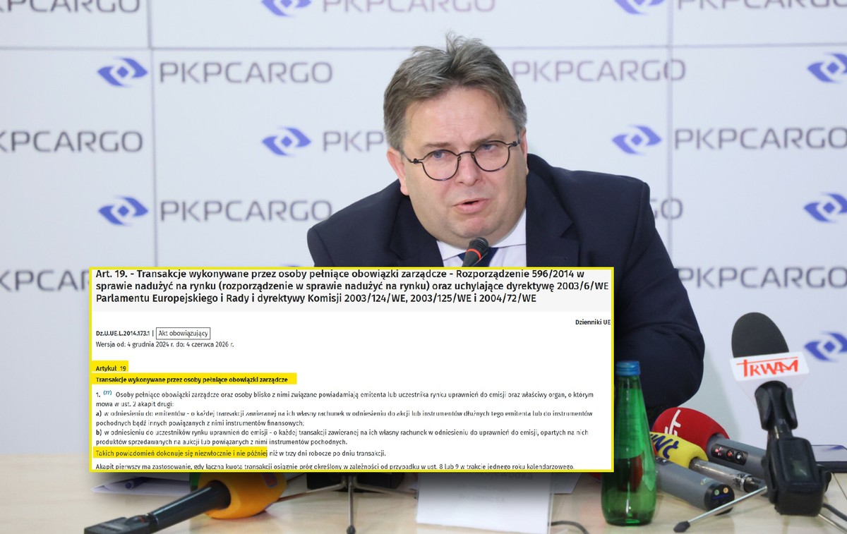 Afera z akcjami PKP Cargo. KNF analizuje transakcje. Te szczegóły mają znaczenie