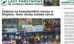 W ruch poszły krzesełka i butelki