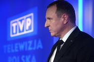 Konferencja prasowa prezesa TVP Jacka Kurskiego podsumowujaca ubiegly rok