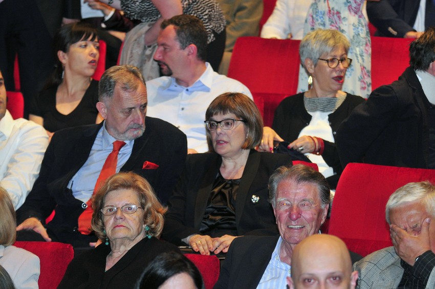 Bivši direktor Selimir Radulović na otvaranju ovogodišnjeg Pozorja u društvu predsednice Skupštine Srbije Maje Gojković