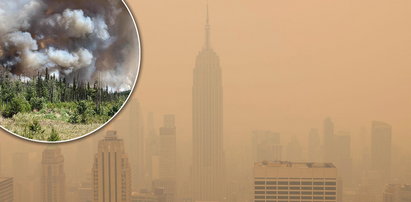Apokaliptyczny Nowy Jork. Przez dym z Kanady w mieście zapadł mrok [GALERIA]