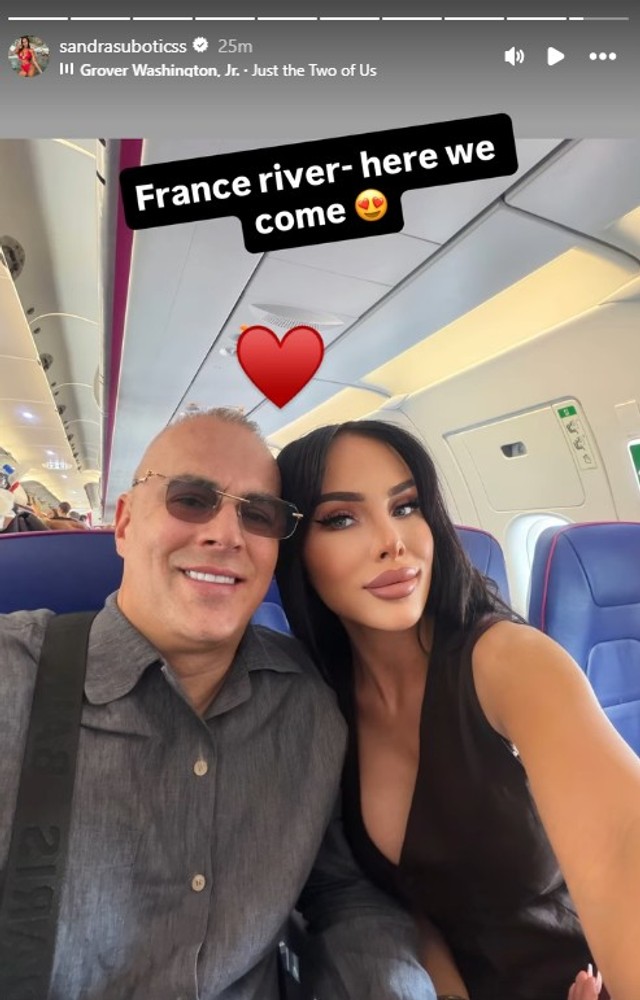 Aleksandra Subotić i Petar Raspopović Peca (Foto: Instagram/sandrasuboticss)