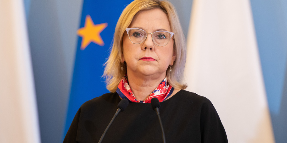 Minister Anna Moskwa przyznała, że nie wytrzymała.