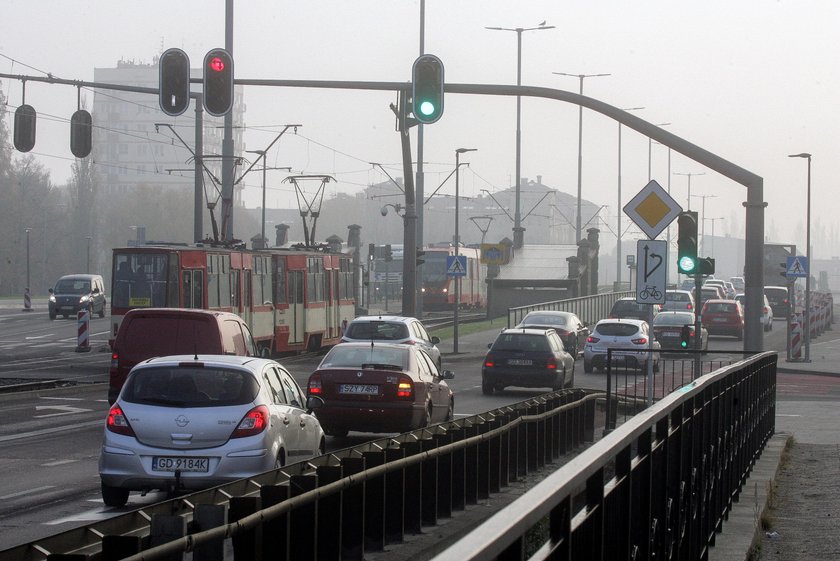 Podwale Przedmiejskie z przejściem dla pieszych