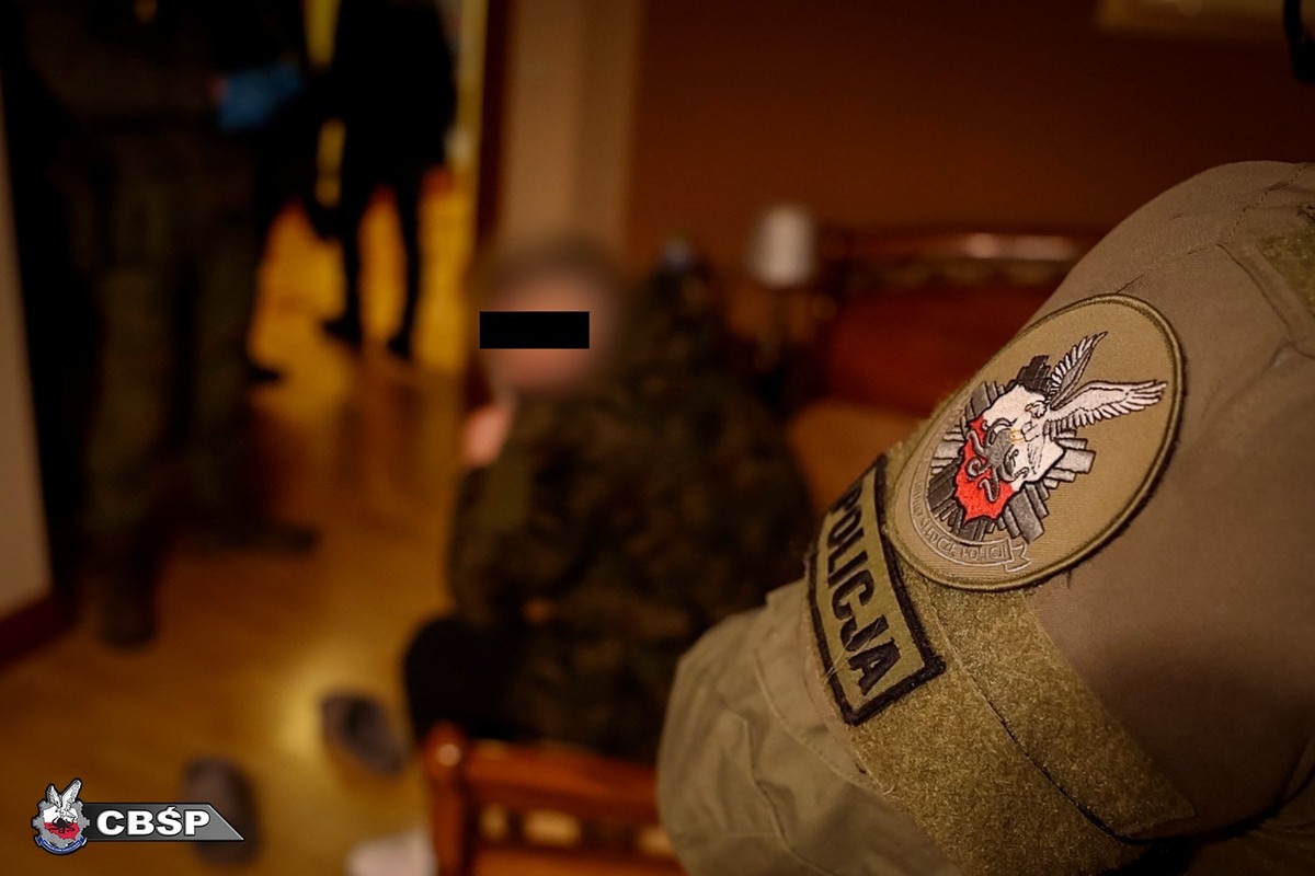 Nagranie z zatrzymania ws. nielegalnych loterii internetowych