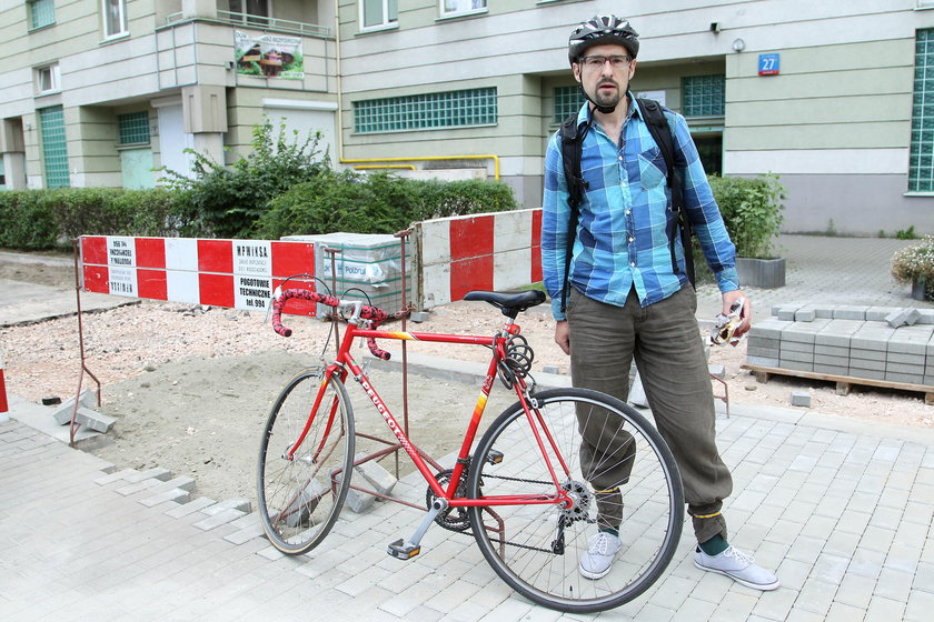 Arkadiusz Lubaszewski, stołeczny rowerzysta