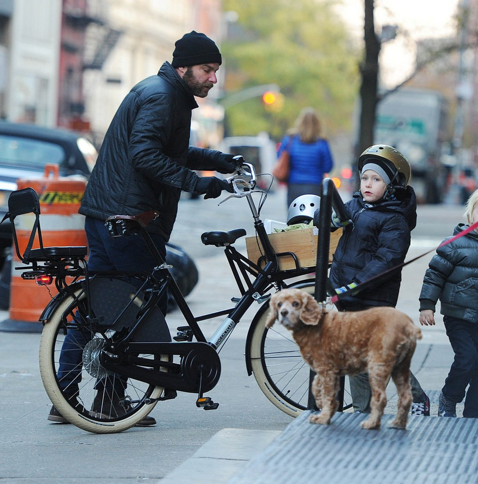 Liev Schreiber z synami/ fot. East News